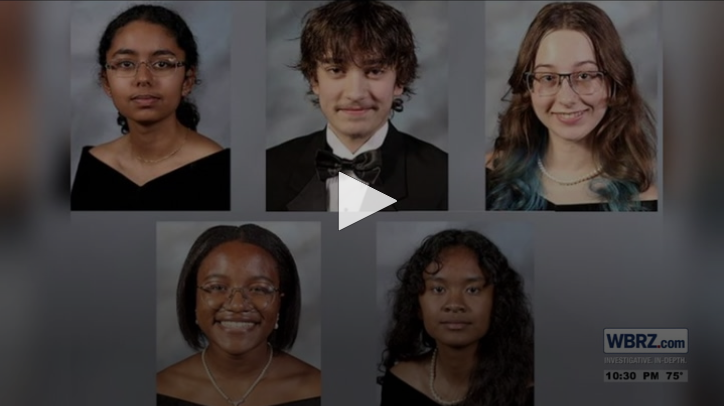 Video of students from WBRZ